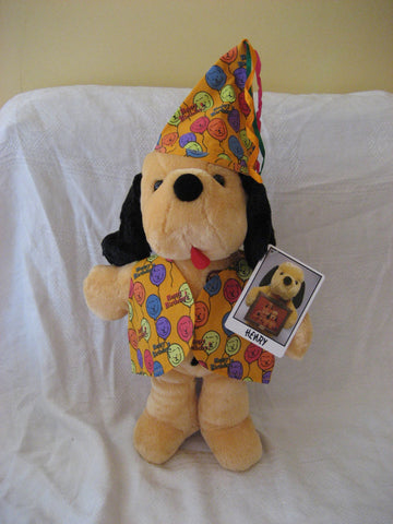 Happy Birthday Henry Dog Animal Fair New Hat Vest